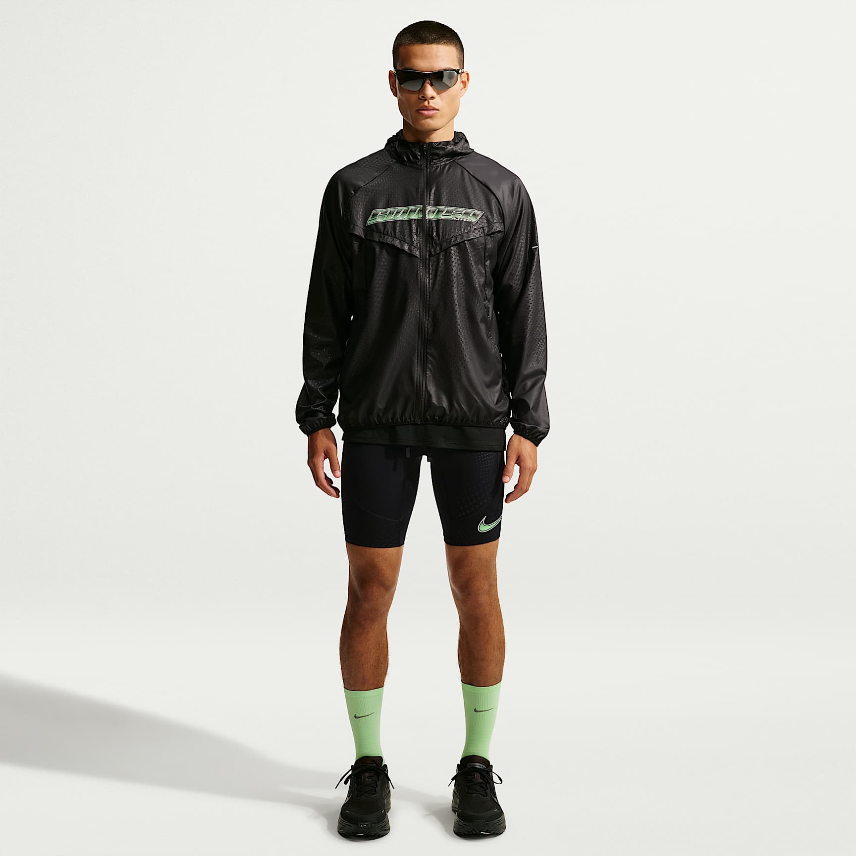 NIKE 陸上用 ランニング タイツ ストライプ柄 Sサイズ NIKE公式】ナイキ ストライド メンズ Dri-FIT ハーフレングス